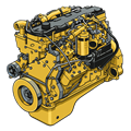 Caterpillar C7 Engine Photo