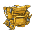 Caterpillar D343 Engine Photo