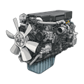 Detroit DD13 Engine Photo