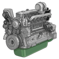 John Deere 6068 Engine Photo