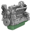 John Deere 6068 Engine Photo