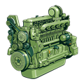 John Deere 6068 Engine Photo